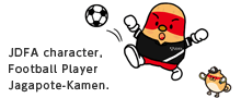 JDFA character, Football Player Jagapote-Kamen.